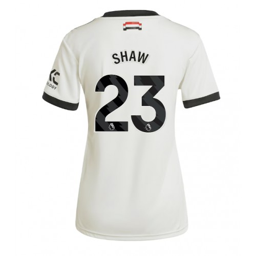 Fotbalové Dres Manchester United Luke Shaw #23 Dámské Alternativní 2024-25 Krátký Rukáv